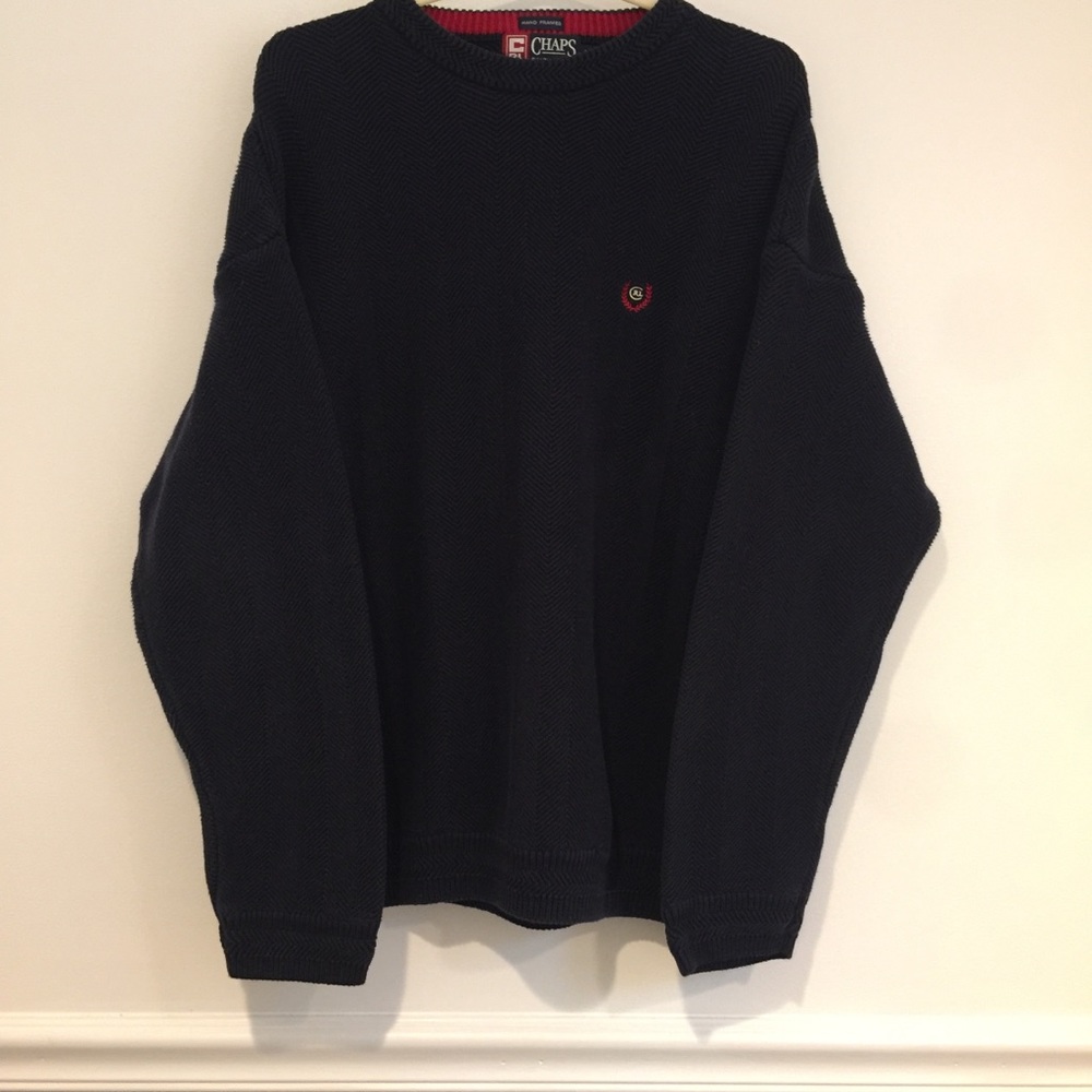 Chaps Ralph Lauren  men’s sweater navy size L